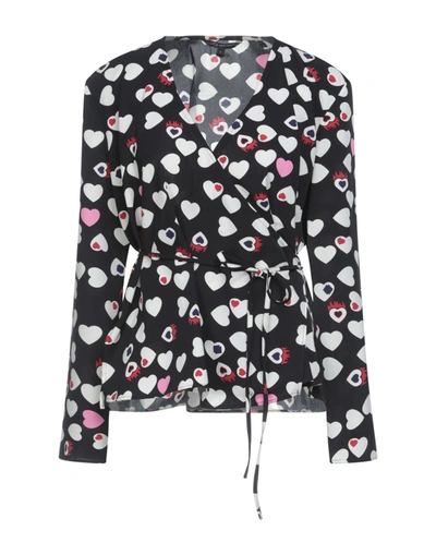 Armani Exchange Blouses In Black
