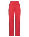 Msgm Jeans In Red