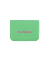 Balenciaga Wallets In Green