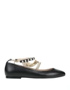 Alevì Milano Ballet Flats In Black