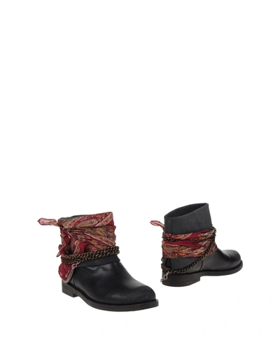 Bryan Blake Ankle Boots In Black