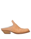 Mm6 Maison Margiela Mules & Clogs In Apricot