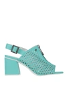 Armani Exchange Sandals In Turquoise