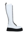 Gcds Knee Boots In White