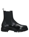 MSGM MSGM MAN ANKLE BOOTS BLACK SIZE 12 SOFT LEATHER,17063346KQ 9