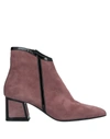 Bruno Premi Ankle Boots In Pastel Pink