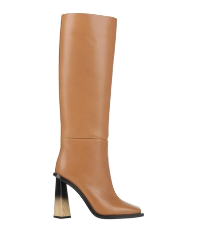Givenchy Knee Boots In Tan