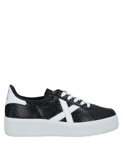 Munich Woman Sneakers Black Size 5.5 Soft Leather