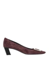 Roger Vivier Pumps In Deep Purple