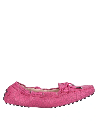 Tod's Loafers In Pink