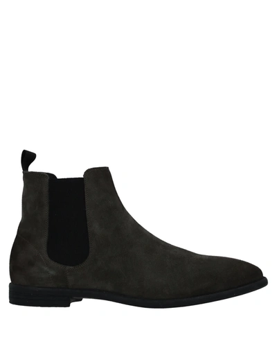 Dondup Ankle Boots In Dark Green