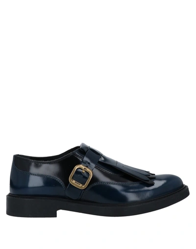 Tod's Loafers In Dark Blue