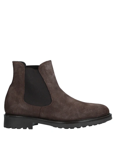 Barba Napoli Ankle Boots In Brown