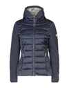 Yes Zee By Essenza Down Jackets In Blue