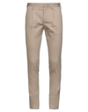 Entre Amis Casual Pants In Beige