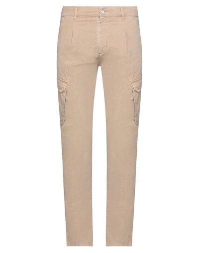 Grey Daniele Alessandrini Pants In Sand