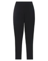 Kaos Woman Pants Black Size 6 Polyester, Viscose, Elastane