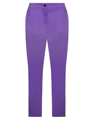 Emme By Marella Casual Pants In Purple