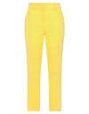 Msgm Pants In Yellow