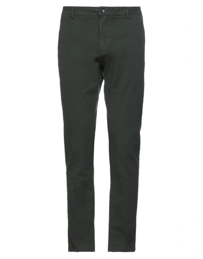Yan Simmon Pants In Dark Green