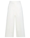 Msgm Casual Pants In White