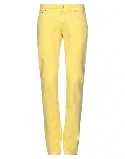 Jacob Cohёn Casual Pants In Yellow