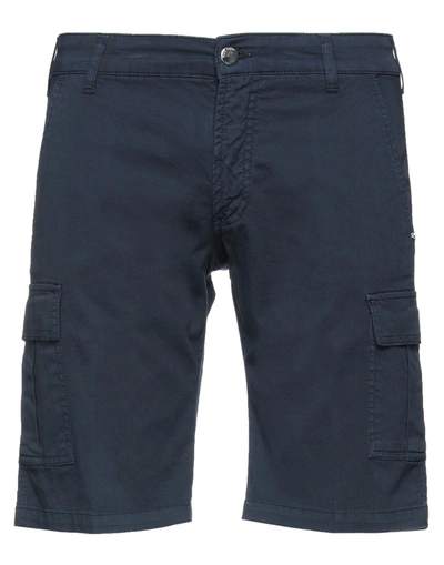 Coroglio By Entre Amis Man Shorts & Bermuda Shorts Midnight Blue Size 28 Cotton, Elastane In Blue