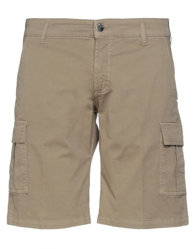 Coroglio By Entre Amis Man Shorts & Bermuda Shorts Sand Size 32 Cotton, Elastane In Beige