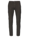 Yan Simmon Pants In Dark Brown