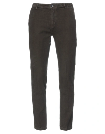 Yan Simmon Pants In Dark Brown