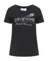 QUANTUM COURAGE QUANTUM COURAGE WOMAN T-SHIRT BLACK SIZE XS COTTON, MODAL,12582104DJ 5