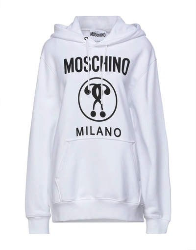 Moschino Sweatshirts In White