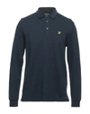 Lyle & Scott Polo Shirts In Dark Blue