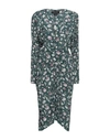 Isabel Marant Midi Dresses In Dark Green