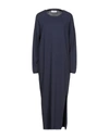 Soallure 3/4 Length Dresses In Dark Blue