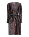 Pennyblack Short Dresses In Brown