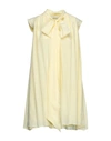 Givenchy Short Dresses In Light Yellow