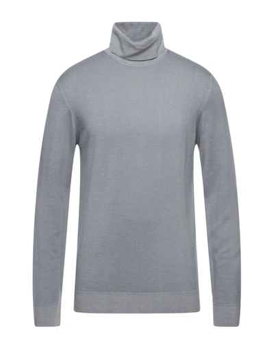 Alpha Studio Turtlenecks In Grey