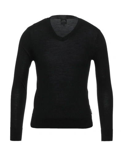 Armani Exchange Sweaters In Black