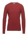 Brooksfield Sweaters In Red