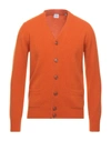 Aspesi Cardigans In Orange