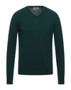 Alpha Studio Sweaters In Green