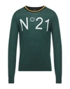 Ndegree21 Sweaters In Green