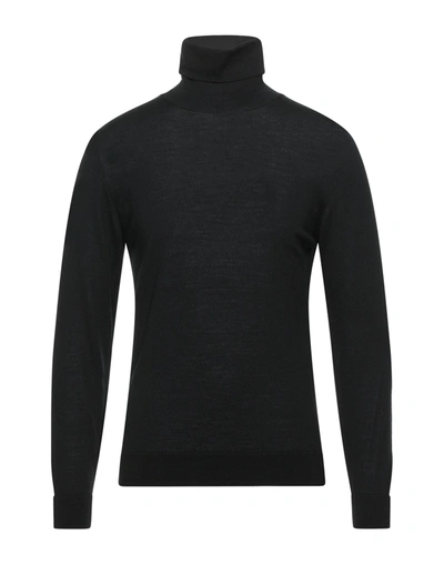Bellwood Man Turtleneck Black Size 44 Merino Wool In Black