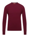 Ballantyne Sweaters In Garnet
