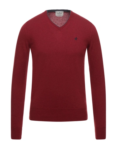 Brooksfield Sweaters In Red