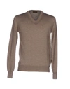 Alpha Studio Sweaters In Dove Grey