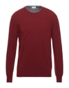 Heritage Sweaters In Maroon