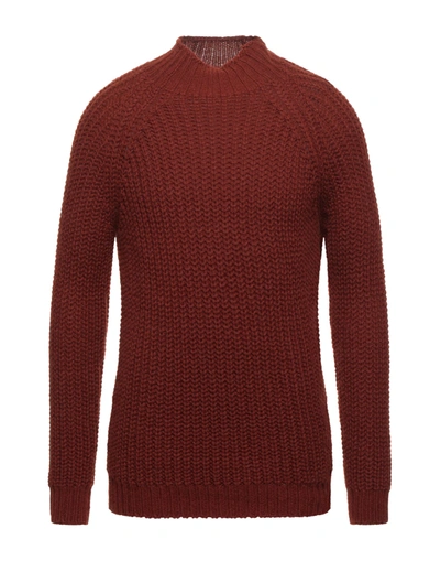 Brooksfield Turtlenecks In Red