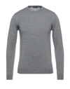Zanone Sweaters In Grey